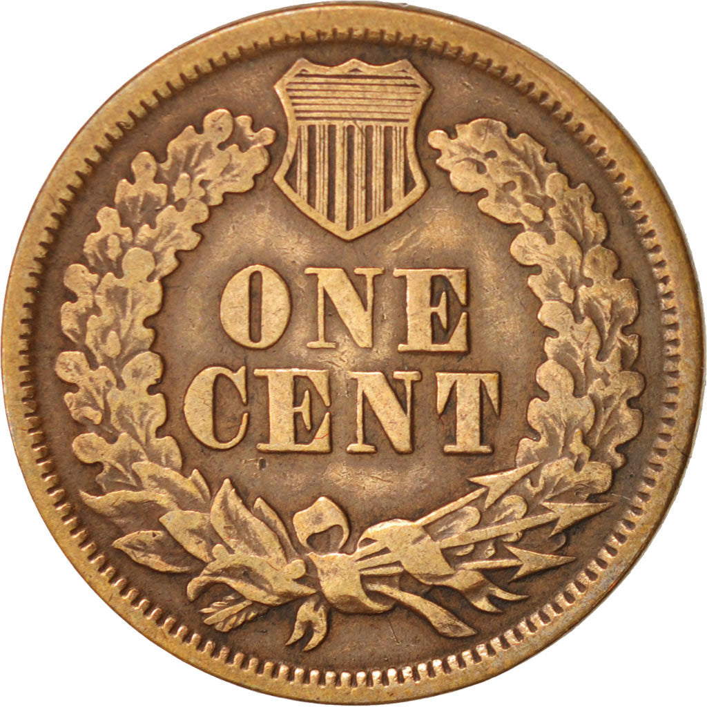 Coin, United States, Indian Head Cent, Cent, 1865, U.S. Mint, Philadelphia