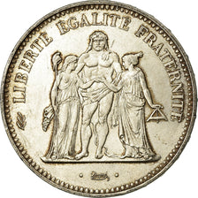 Coin, France, Hercule, 50 Francs, 1974, Avers 20 francs, AU(55-58), Silver