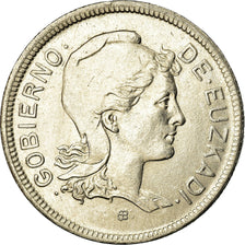 Coin, SPAIN CIVIL WAR, EUZKADI, 2 Pesetas, 1937, Brussels, AU(55-58), Nickel