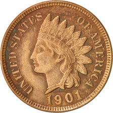 États-Unis, Indian Head Cent, 1901-P, KM:90a