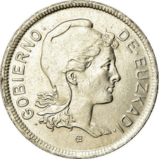 Coin, SPAIN CIVIL WAR, EUZKADI, 2 Pesetas, 1937, Brussels, MS(63), Nickel, KM:2