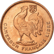 Coin, Cameroon, 50 Centimes, 1943, Pretoria, MS(63), Bronze, KM:6