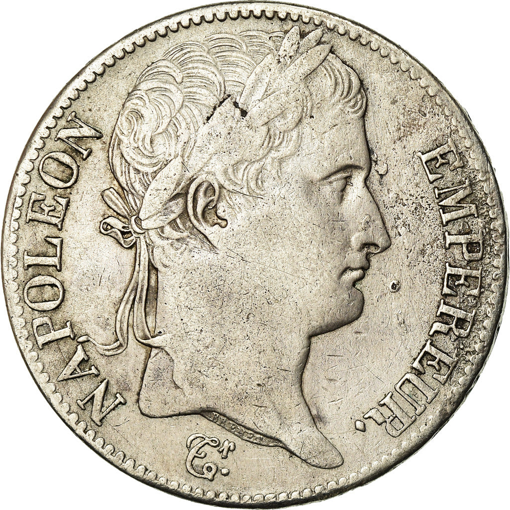 Moneta, Francja, Napoléon I, 5 Francs, 1813, Bayonne, VF(30-35), Srebro