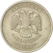 Coin, Russia, 2 Roubles, 2009, St. Petersburg, EF(40-45), Copper-Nickel-Zinc