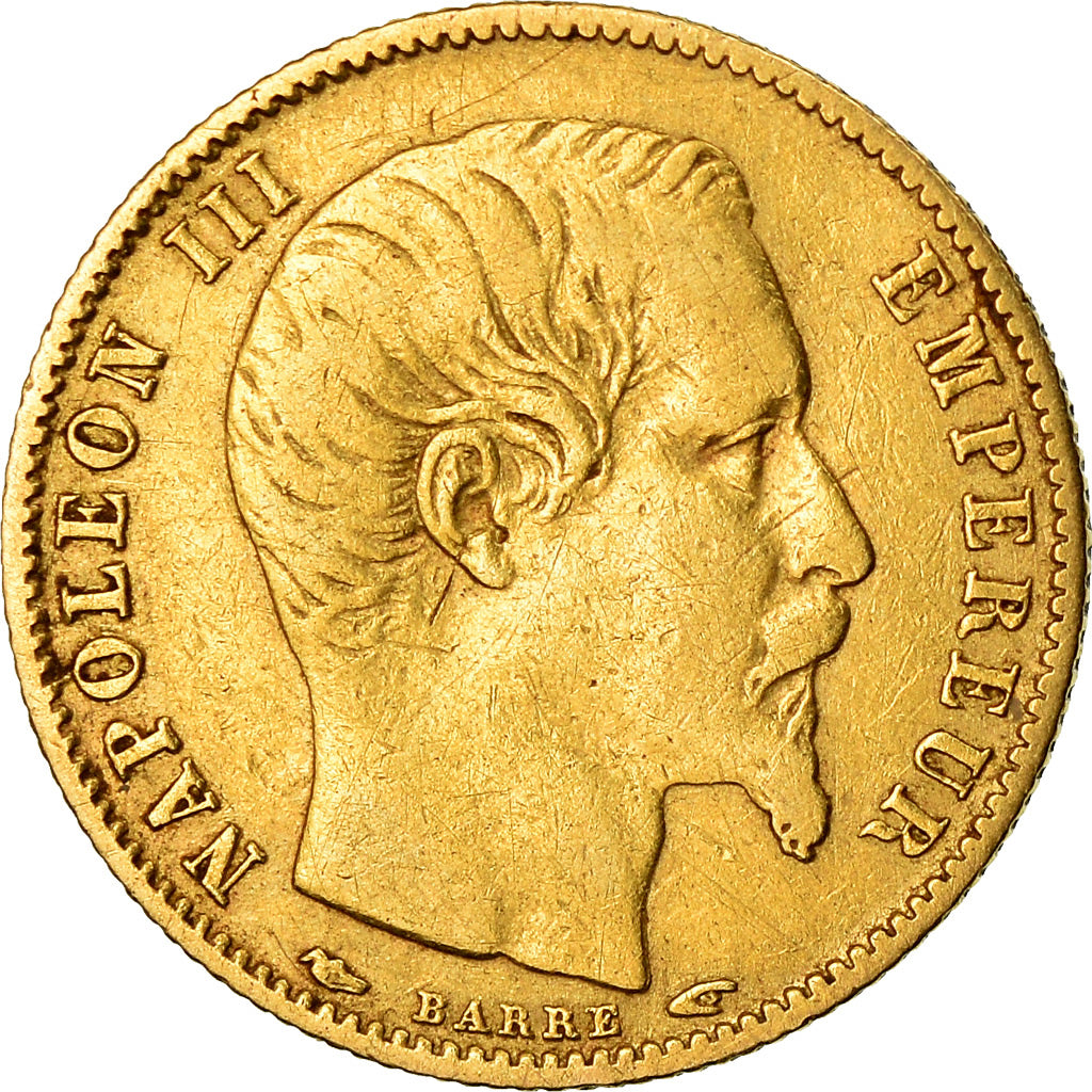 Monnaie, France, Napoleon III, Napoléon III, 5 Francs, 1855, Paris, Petit