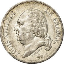 Monnaie, France, Louis XVIII, 5 Francs, 1819, Rouen, TTB, Argent