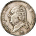 Coin, France, Louis XVIII, 5 Francs, 1822, Paris, VF(30-35)