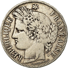 Coin, France, Cérès, 5 Francs, 1871, Bordeaux, VF(30-35), Silver, KM:818.2