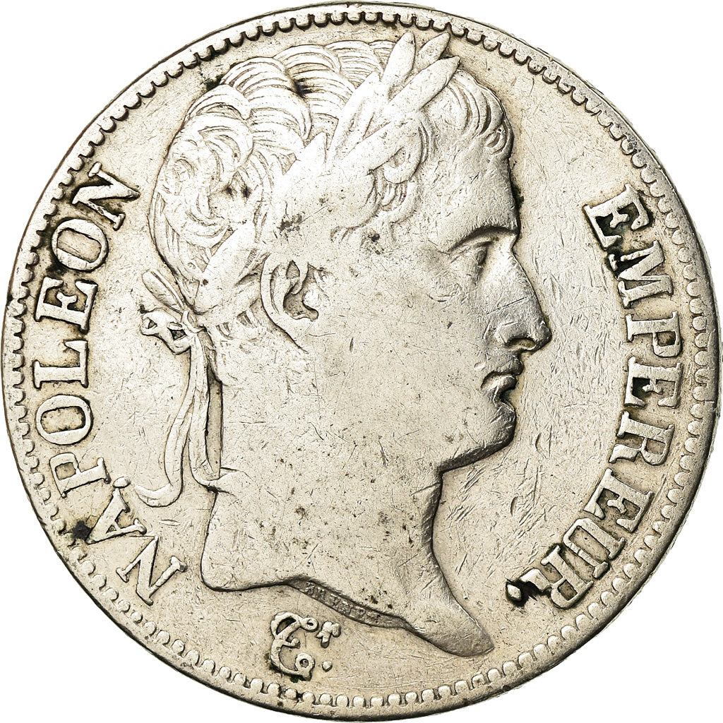Coin, France, Napoléon I, 5 Francs, 1811, La Rochelle, VF(30-35), Silver