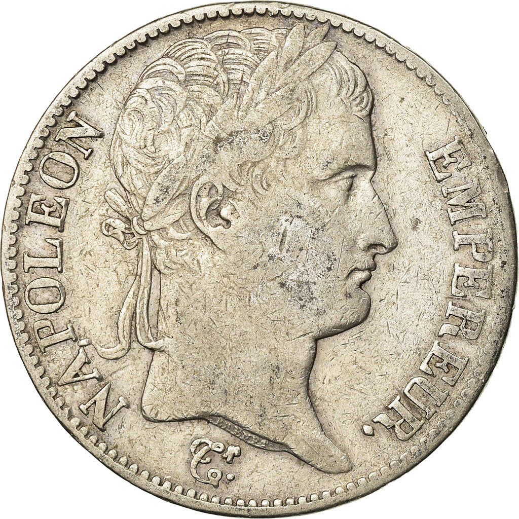 Coin, France, Napoléon I, 5 Francs, 1812, La Rochelle, VF(30-35), Silver