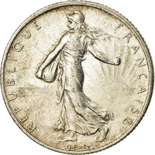 Coin, France, Semeuse, 2 Francs, 1914, Castelsarrasin, AU(55-58), Silver