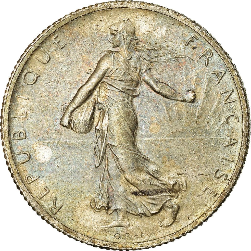 Monnaie, France, Semeuse, 2 Francs, 1914, Castelsarrasin, SUP, Argent