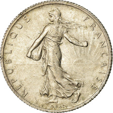 Coin, France, Semeuse, 2 Francs, 1914, Castelsarrasin, MS(60-62), Silver