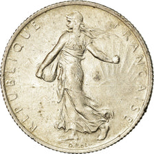 Coin, France, Semeuse, 2 Francs, 1914, Castelsarrasin, MS(60-62), Silver