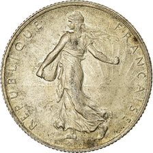 Coin, France, Semeuse, 2 Francs, 1914, Castelsarrasin, AU(55-58), Silver