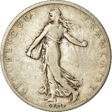 Coin, France, Semeuse, 2 Francs, 1900, Paris, VF(20-25), Silver, KM:845.1