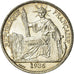Coin, FRENCH INDO-CHINA, 50 Cents, 1936, Paris, MS(63), Silver, KM:4a.2