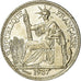 Coin, FRENCH INDO-CHINA, 10 Cents, 1937, Paris, MS(63), Silver, KM:16.2