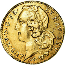 Moneda, Francia, Louis XV, Double louis d'or au bandeau, 2 Louis D'or, 1759