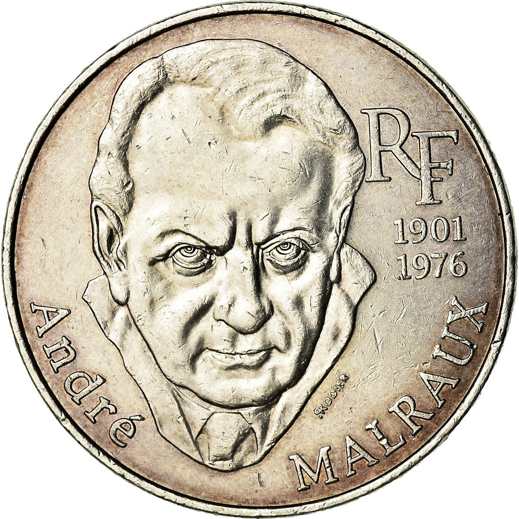Coin, France, André Malraux, 100 Francs, 1997, AU(55-58), Silver, KM:1188