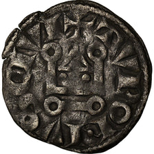 Moeda, França, Louis VIII-IX, Denier Tournois, VF(30-35), Lingote, Duplessy:188