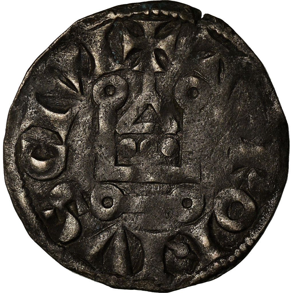 Coin, France, Louis VIII-IX, Denier Tournois, VF(30-35), Billon, Duplessy:188