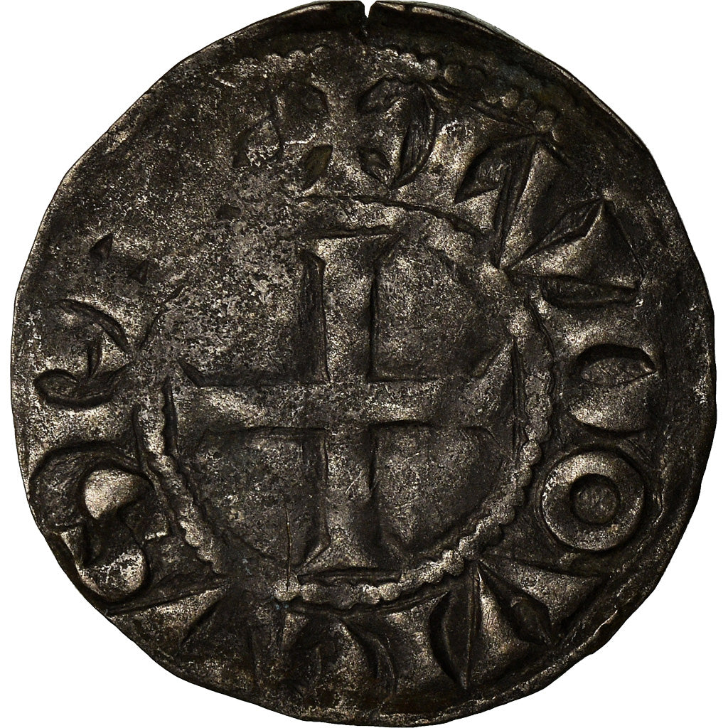 Coin, France, Louis VIII-IX, Denier Tournois, VF(30-35), Billon, Duplessy:188