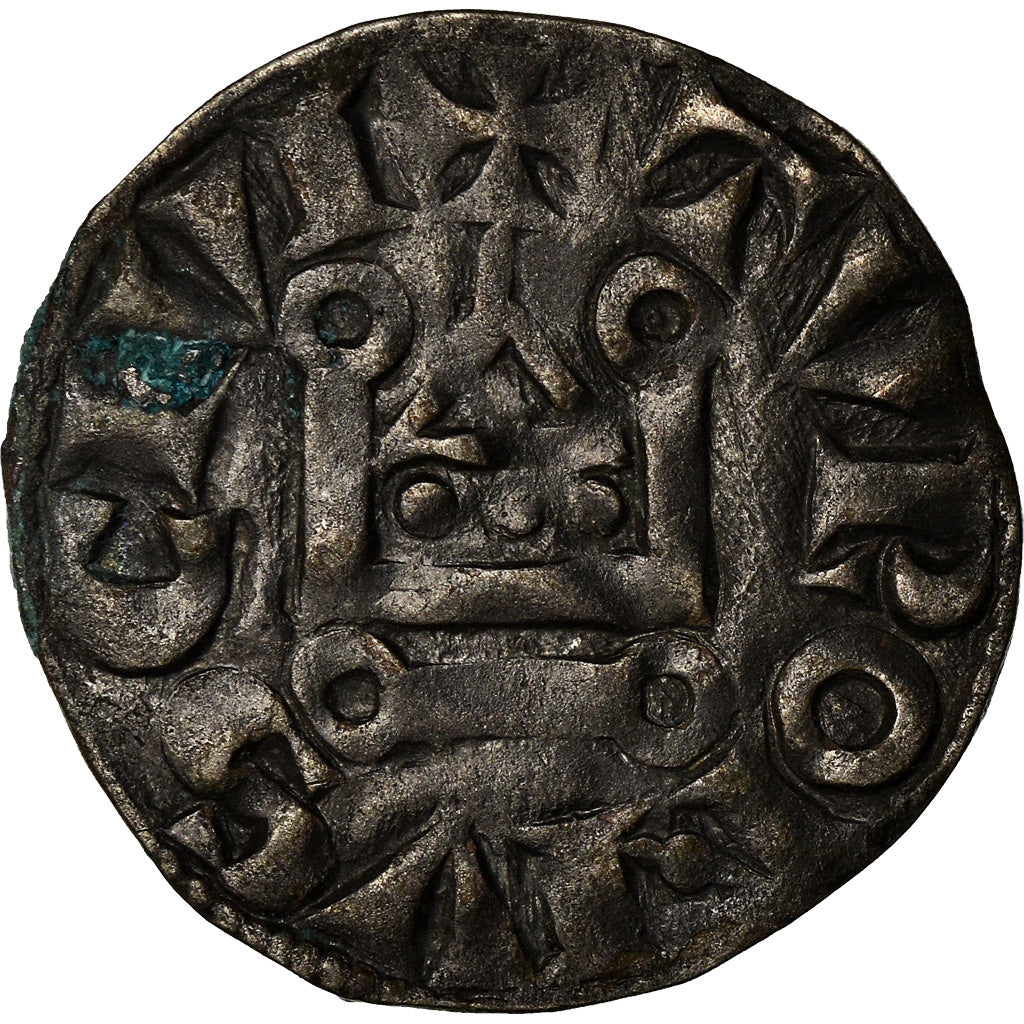 Coin, France, Louis VIII-IX, Denier Tournois, VF(30-35), Billon, Duplessy:188