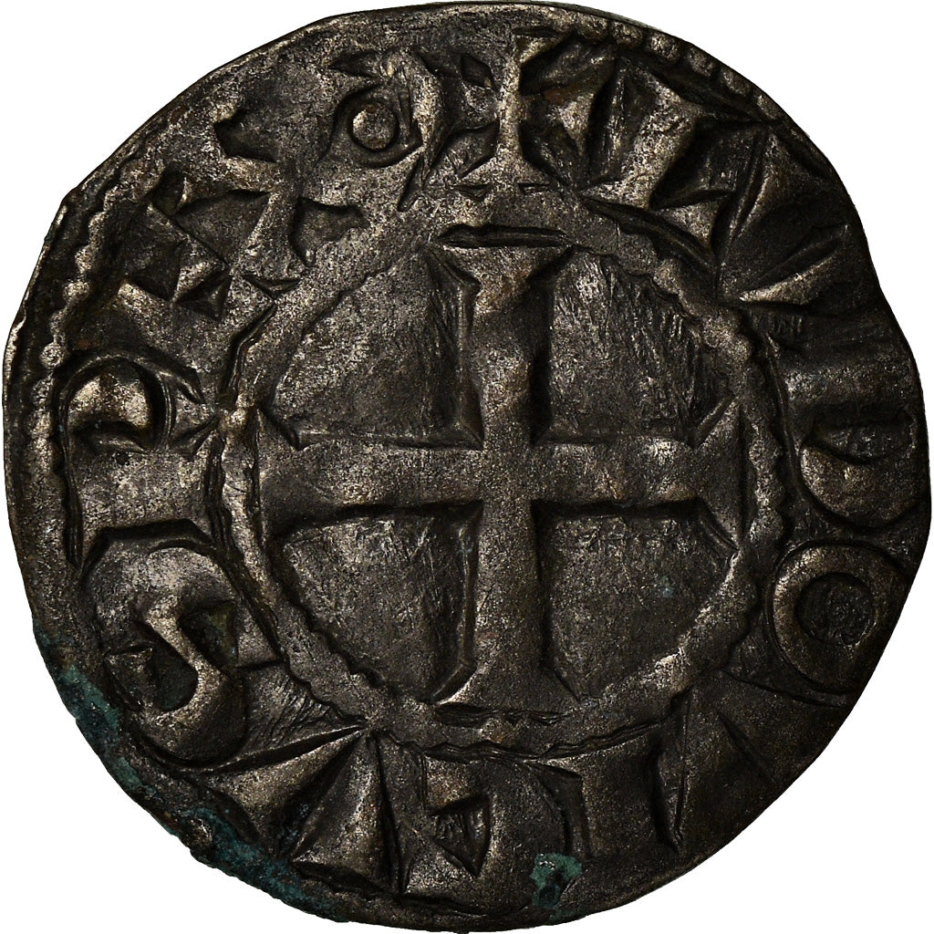 Coin, France, Louis VIII-IX, Denier Tournois, VF(30-35), Billon, Duplessy:188