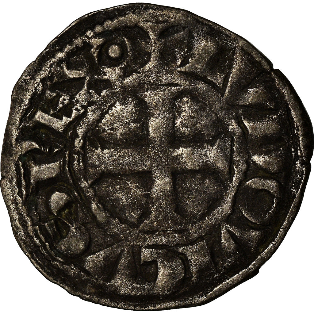 Münze, Frankreich, Louis VIII-IX, Denier Tournois, S+, Billon, Duplessy:188