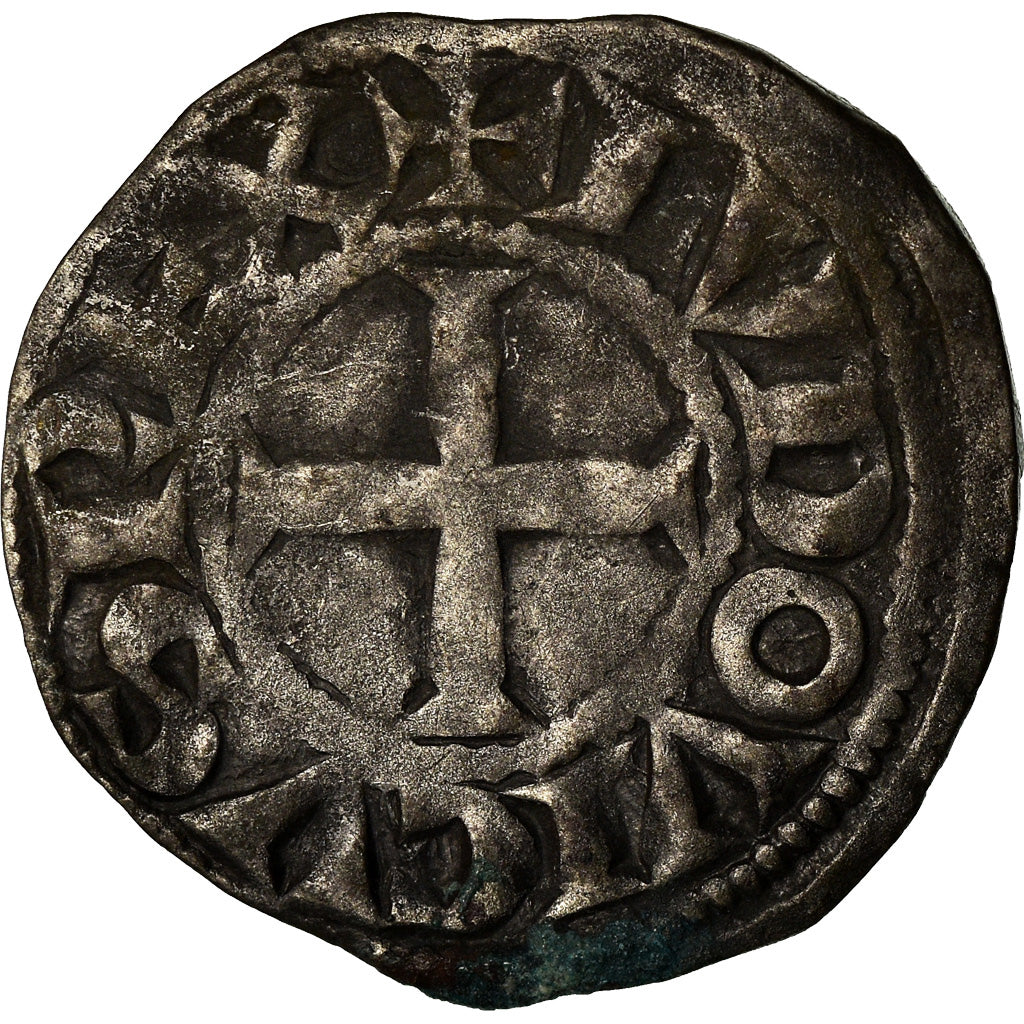 Coin, France, Louis VIII-IX, Denier Tournois, VF(30-35), Billon, Duplessy:188