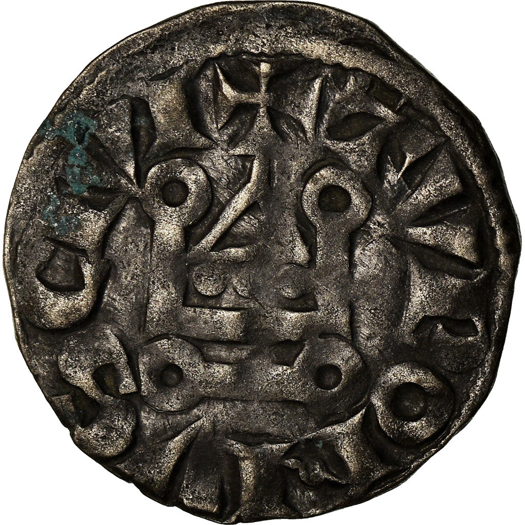 Coin, France, Louis VIII-IX, Denier Tournois, VF(30-35), Billon, Duplessy:188