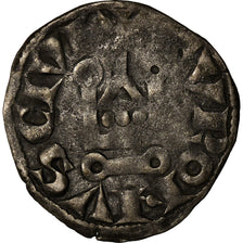 Moneta, Francia, Louis VIII-IX, Denier Tournois, MB+, Biglione, Duplessy:188