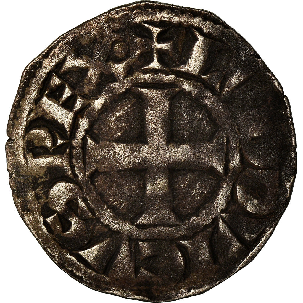 Monnaie, France, Louis VIII-IX, Denier Tournois, TB+, Billon, Duplessy:188
