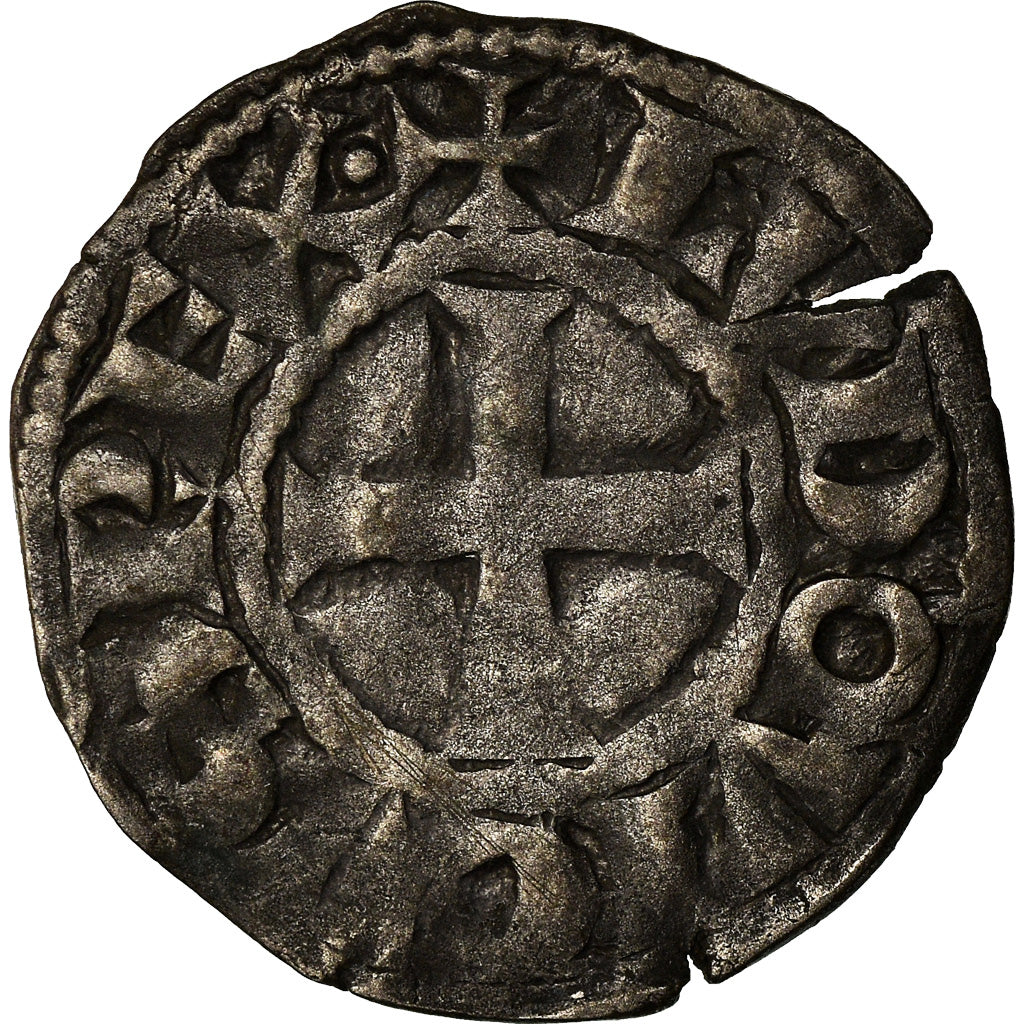 Münze, Frankreich, Louis VIII-IX, Denier Tournois, S+, Billon, Duplessy:188