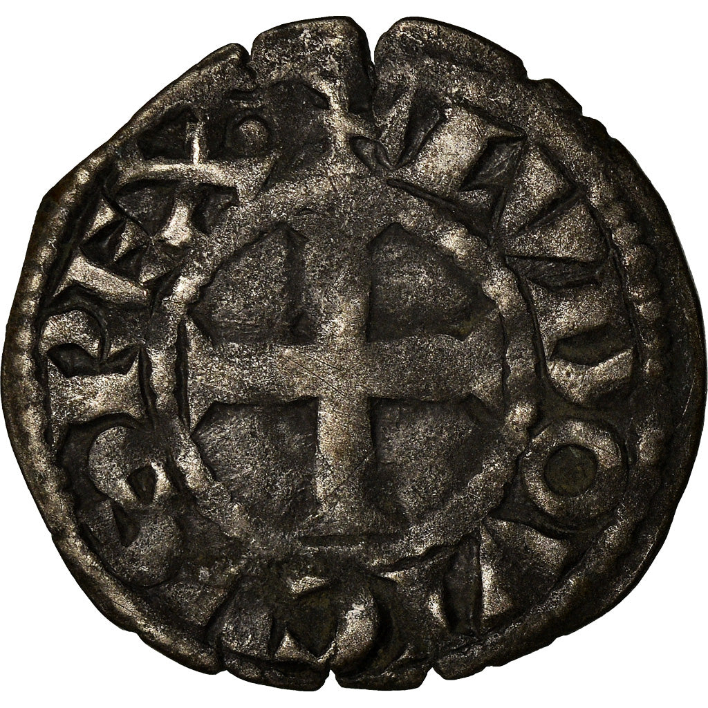 Münze, Frankreich, Louis VIII-IX, Denier Tournois, S+, Billon, Duplessy:188