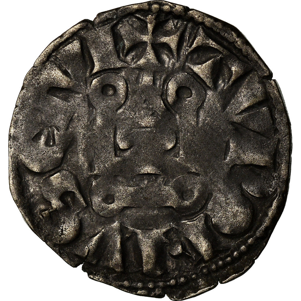 Coin, France, Louis VIII-IX, Denier Tournois, VF(30-35), Billon, Duplessy:188