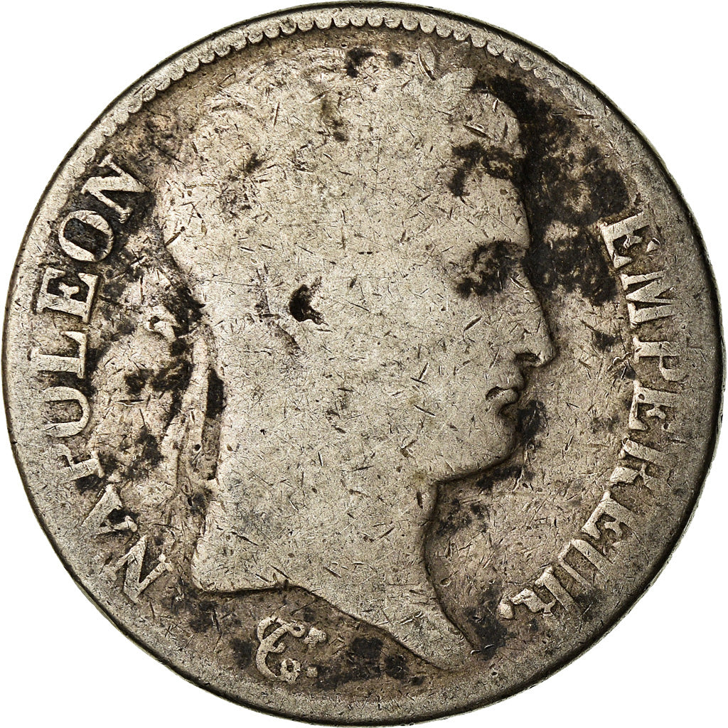 Moneda, Francia, Napoléon I, 5 Francs, 1811, Bordeaux, BC, Plata, KM:694.8