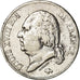 Moneda, Francia, Louis XVIII, Louis XVIII, 5 Francs, 1818, Rouen, BC+, Plata