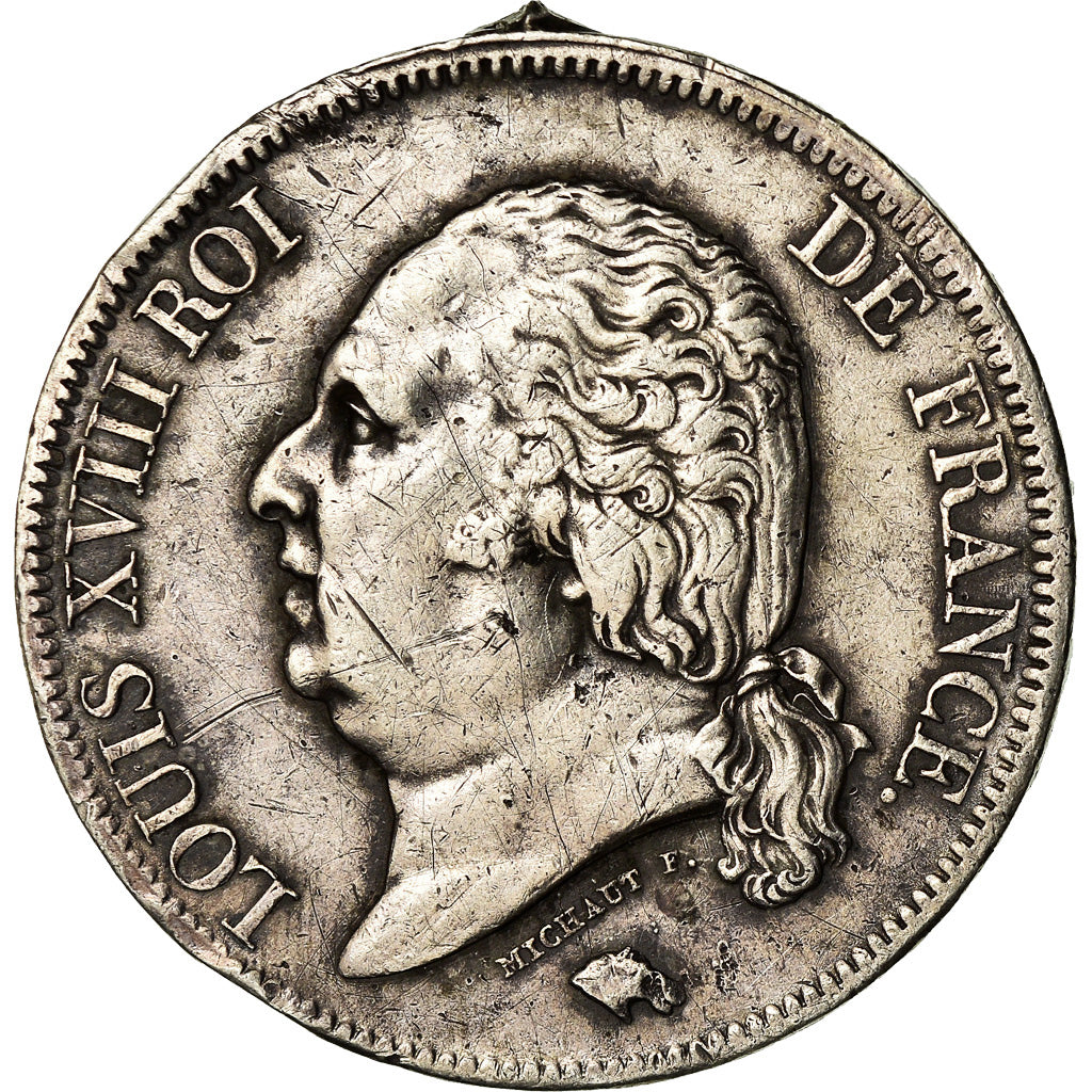 Monnaie, France, Louis XVIII, Louis XVIII, 5 Francs, 1821, Lille, TB, Argent