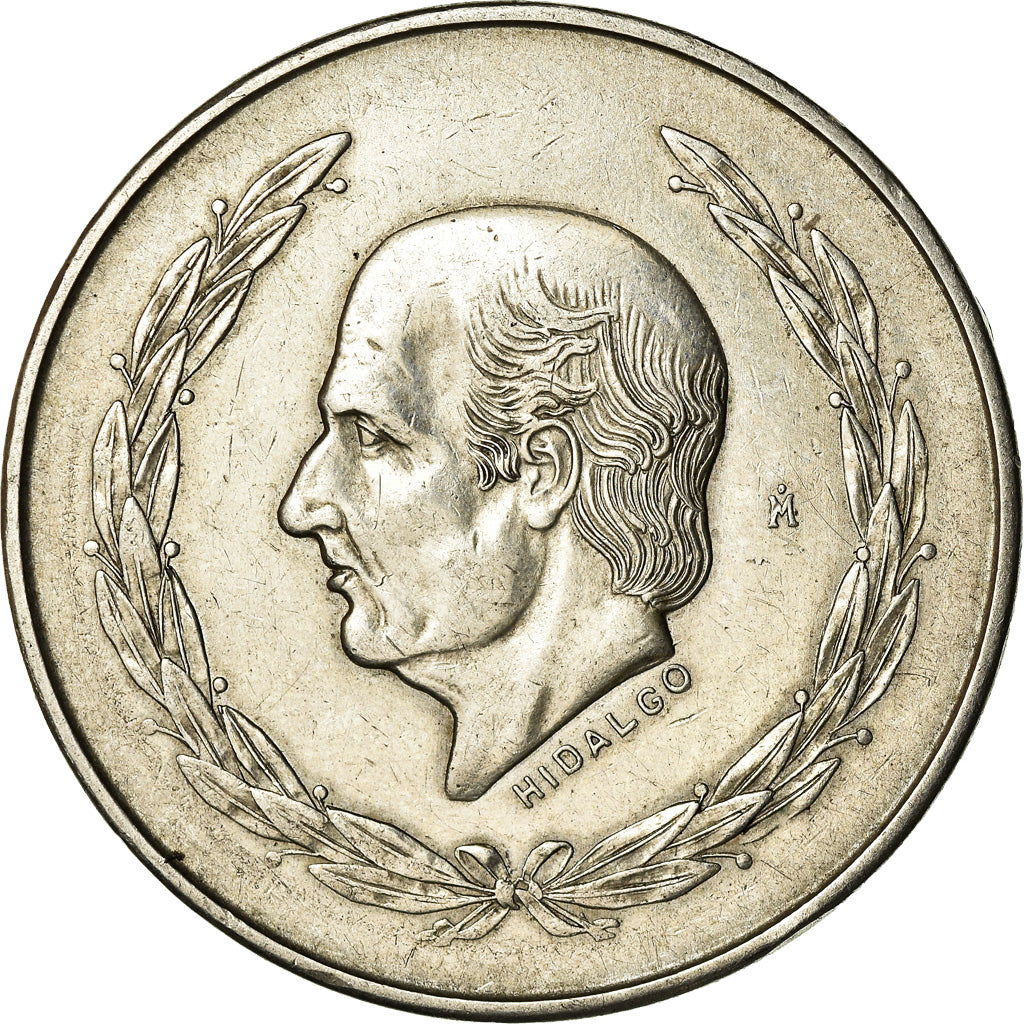 Coin, Mexico, 5 Pesos, 1953, Mexico City, EF(40-45), Silver, KM:467