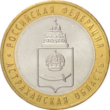 Coin, Russia, 10 Roubles, 2008, Moscow, MS(64), Bi-Metallic, KM:977
