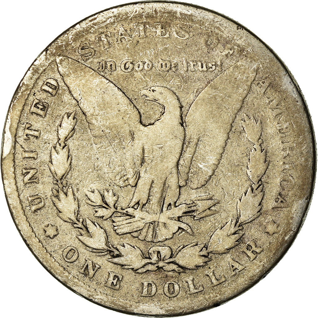 Monnaie, États-Unis, Morgan Dollar, Dollar, 1880, U.S. Mint, Philadelphie, B+