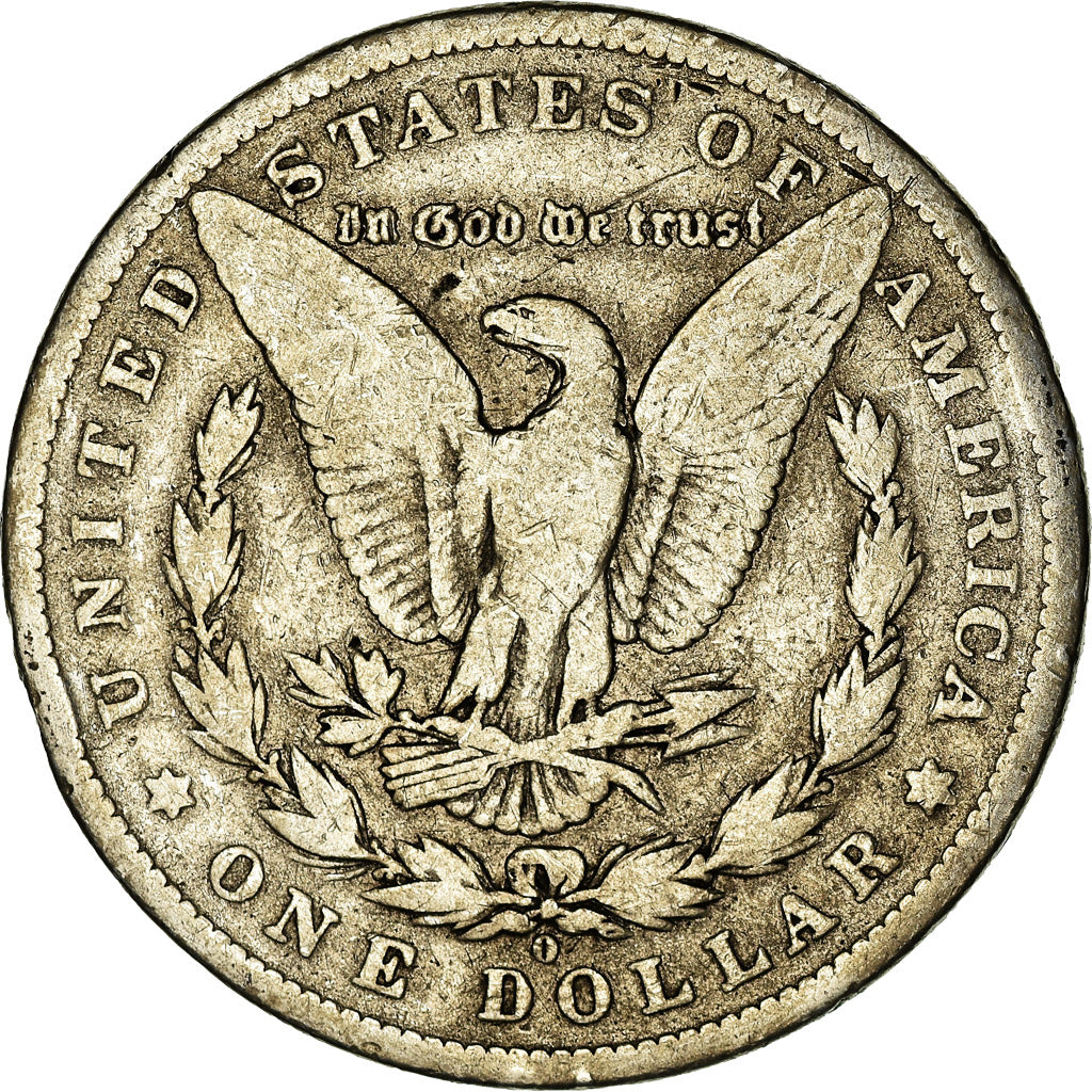 Coin, United States, Morgan Dollar, Dollar, 1881, U.S. Mint, New Orleans