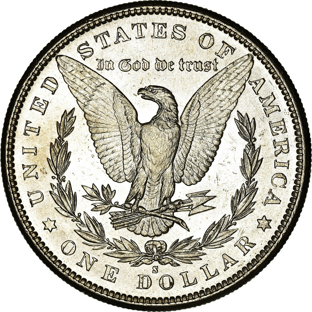 Coin, United States, Morgan Dollar, Dollar, 1881, U.S. Mint, San Francisco