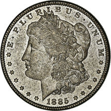 Coin, United States, Morgan Dollar, Dollar, 1885, U.S. Mint, Philadelphia