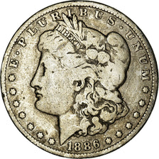 Coin, United States, Morgan Dollar, Dollar, 1886, U.S. Mint, New Orleans
