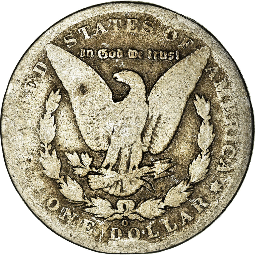Coin, United States, Morgan Dollar, Dollar, 1890, U.S. Mint, New Orleans