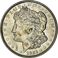 Coin, United States, Morgan Dollar, Dollar, 1921, U.S. Mint, Philadelphia