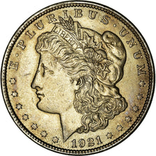Coin, United States, Morgan Dollar, Dollar, 1921, U.S. Mint, Philadelphia